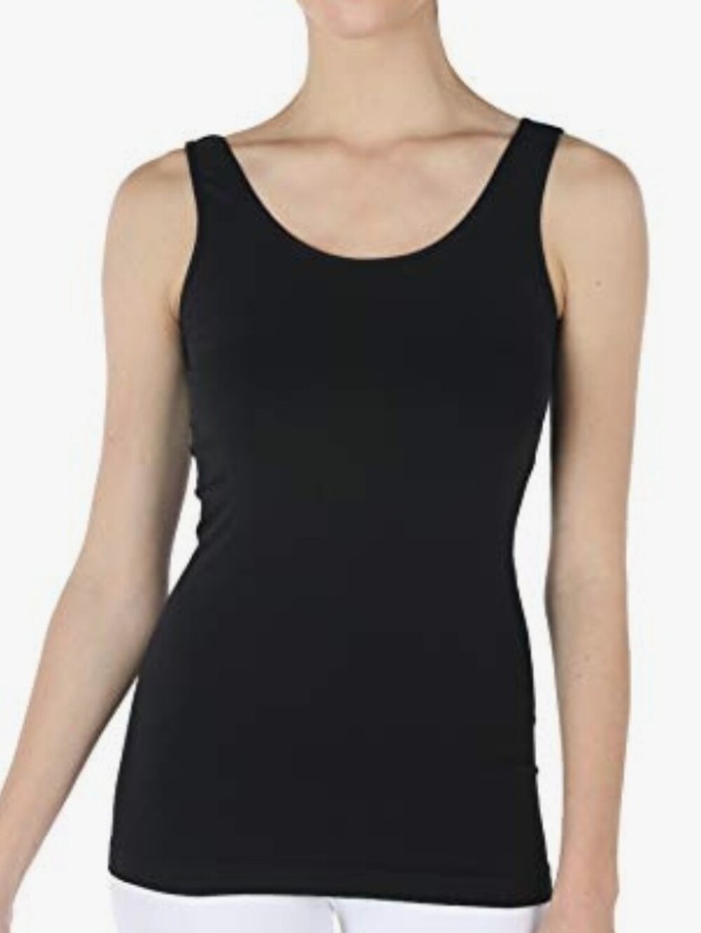NIKIBIKI Women's Black Seamless Premium Classic Tank Top